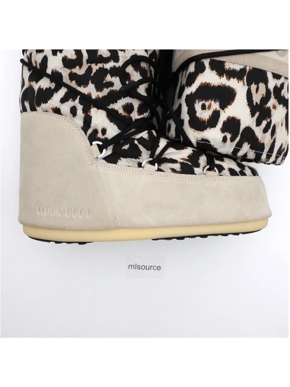 NEW Moon Boot Icon Suede Snow Boots 80D1403190-V020 Leopard